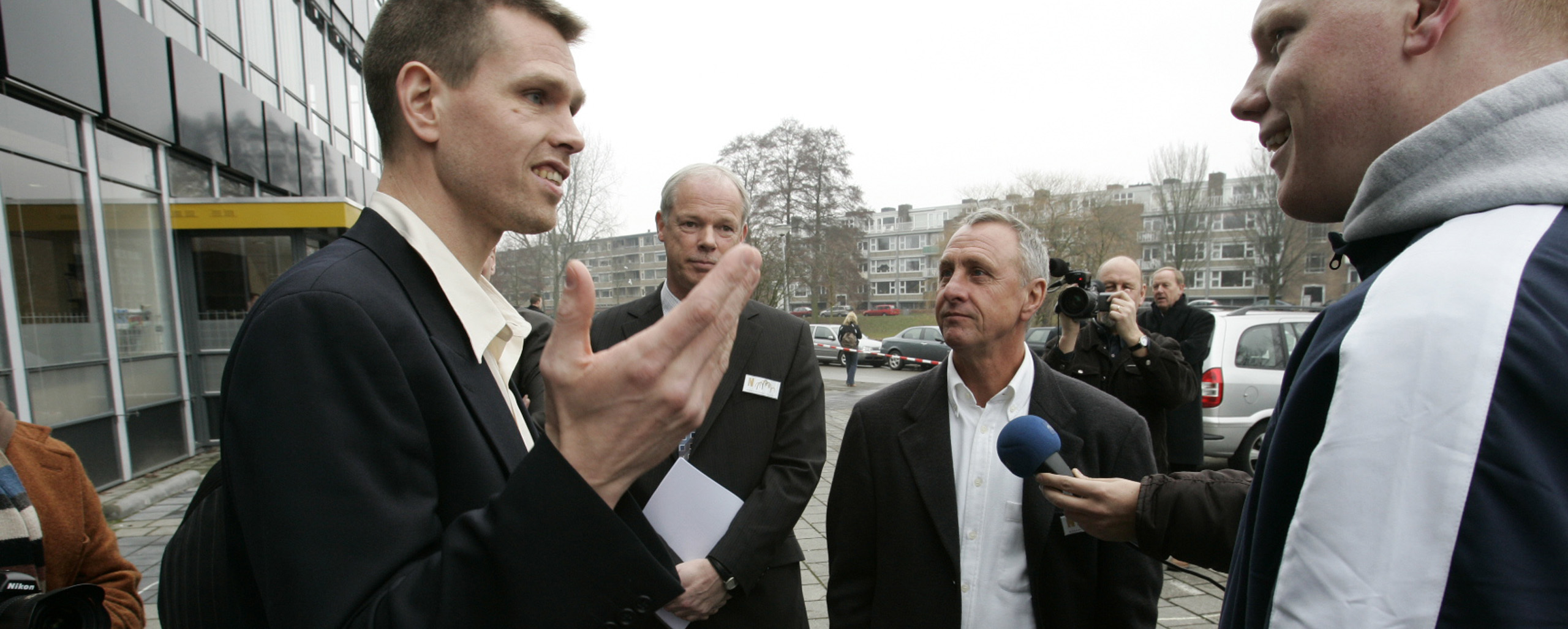 Hein Gerd Triemstra en Johan Cruijff